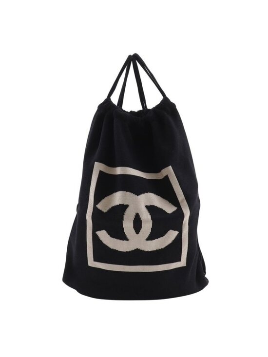 Chanel Nap Sac Sports Line Cotton Black Backpack main image 8